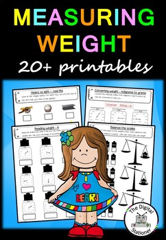 Preview of Measuring Weight - 20+ printables (Measurement & Data)