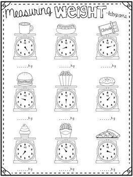 measuring weightmass metric activities and worksheets by miss gortons