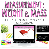 Measuring Weight/Mass in Grams and Kilograms | Digital Res