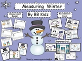 Measuring Winter/ Build a Snowman Booklet / Craft / Measure the Snowman/ Math