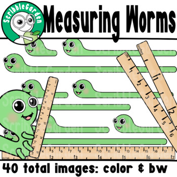 Preview of Measuring Worms ClipArt