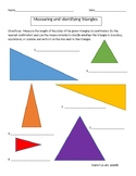 Measuring and Identifying Triangles