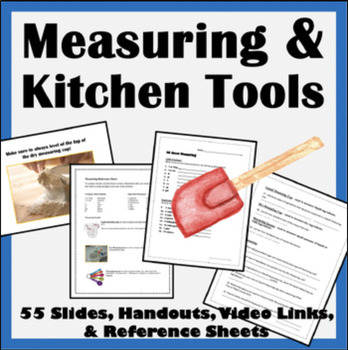 Preview of Measuring and Kitchen Equipment Activity- Life Skills, FACS, FCS