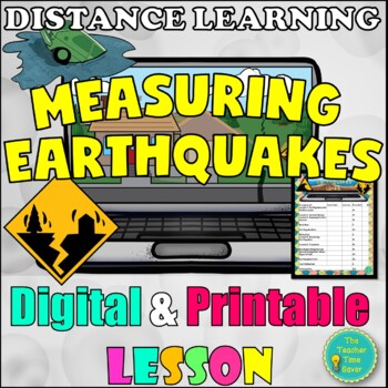 Preview of Measuring and Locating Earthquakes Notes Slides and Activity Digital Lesson