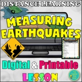 Measuring and Locating Earthquakes Notes Slides and Activi