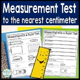 Measuring in Centimeters Test: Measuring with a Ruler Quiz