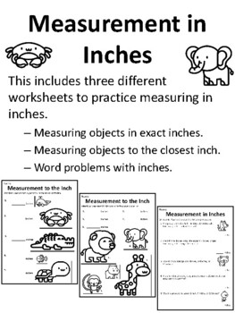 measurement for kids inches