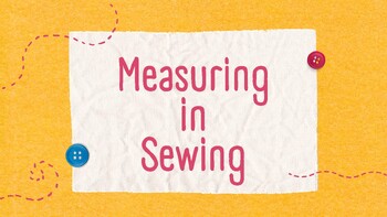 Preview of Measuring in Sewing Slideshow