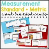 Measuring in Standard and Metric Units Task Cards | Center