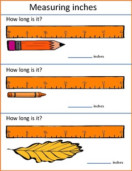 measurement for kids inches