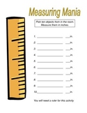 Measuring length folder center