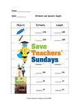 Measuring Metric Length (mm, cm and m) Lesson Plans, Works