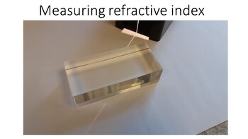 Preview of Measuring refractive index - Experiment guide, teacher and student instructions
