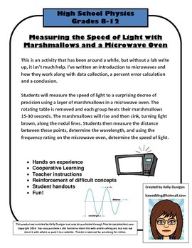 Preview of Measuring the Speed of Light: Marshmallows and Microwaves