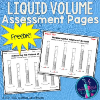 Preview of Graduated Cylinders - Measuring the Volume of a Liquid {FREEBIE}