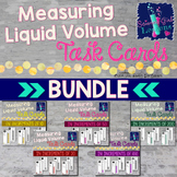 (Graduated Cylinders) Measuring Liquid Volume - Task Cards BUNDLE
