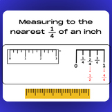 Measuring to the Nearest 1/4 Inch Using a Ruler - Introduc