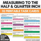 Measuring with a Ruler Task Cards