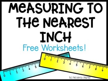Preview of Measuring to the Nearest Inch {Freebie}