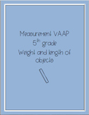 Measuring weight and length 5M-MG 1 a VAAP