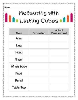 Measuring With Cubes - Colorations®