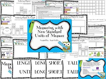 Preview of Measuring with Non-Standard Units of Measure - Common Core Aligned