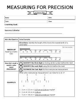 Make-a-Meter Stick: Centimeters and Meters by the think tank