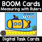 Measuring with Rulers Transportation BOOM Cards | Standard