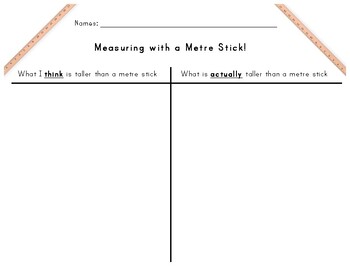 Preview of Measuring with a Metre Stick!