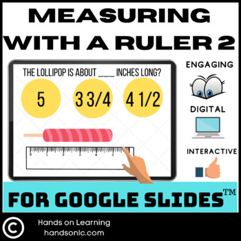 Preview of Measuring with a Ruler 2 for Google Slides