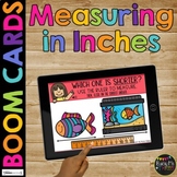 Measuring with a Ruler in INCHES BOOM CARDS™ Length Digita