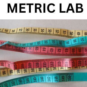 Preview of Metric System (SI) Measuring Fun Activity  Middle, High School Science