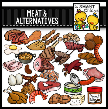 meat and alternatives clipart