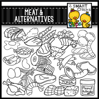 meat and alternatives clip art