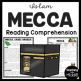 Mecca Saudi Arabia Reading Comprehension Worksheet Muslim Islam