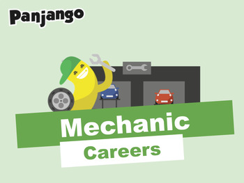 Preview of Mechanic - Career Exploration PowerPoint and Worksheet