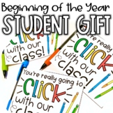 Mechanical Click Pencil Gift Tag | Beginning of the Year G