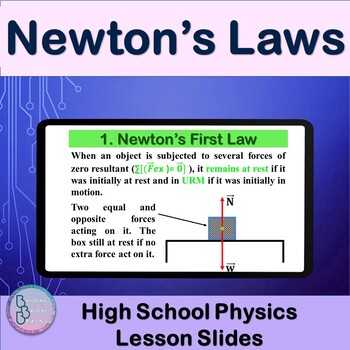 Preview of Newton’s Laws | PowerPoint Lesson Slides High School Physics | Mechanics