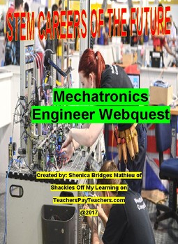 Preview of Mechatronics Engineer : STEM Careers of the Future Webquest