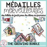 Médailles merveilleuses - THE GROWING BUNDLE (FRENCH Rewar