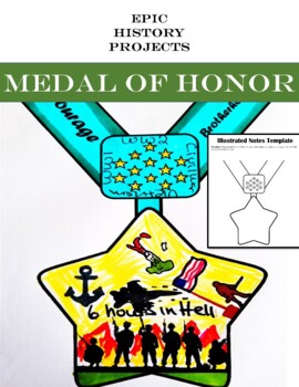 Preview of Medal of Honor - Illustrated/Doodle Notes