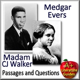 Medgar Evers and Madam C.J. Walker Passages and Close Read
