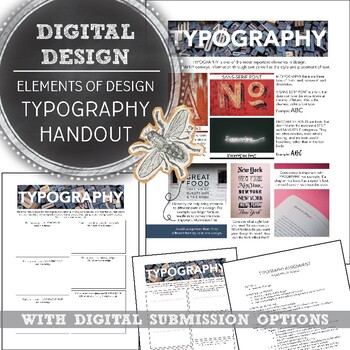 Preview of Media Art or Intro to Design, Elements of Design Typography Handout