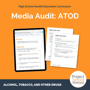 Preview of Media Audit: Alcohol, Tobacco, and Other Drugs (ATOD) - A Health Lesson Plan