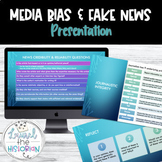 Media Bias Fake News Presentation & Activities *Back to school*