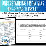 Media Bias Mini-Research Project to Promote News Literacy