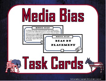 Preview of Media Bias Task Cards
