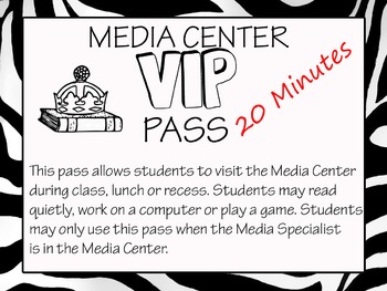 Preview of Media Center VIP Pass