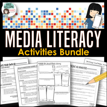 Preview of Media Literacy Social Media Activities Advertising Lessons