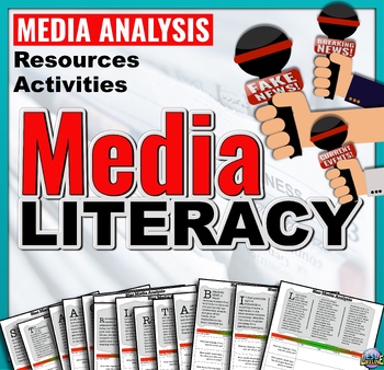 Preview of Media Literacy & Analysis Activities & Tasks for Studying Media Bias & Fake News
